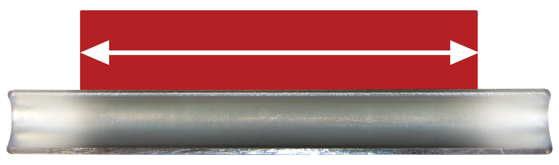 Figura 3: Zinc galvanizado - D.I. recubrimiento incompleto